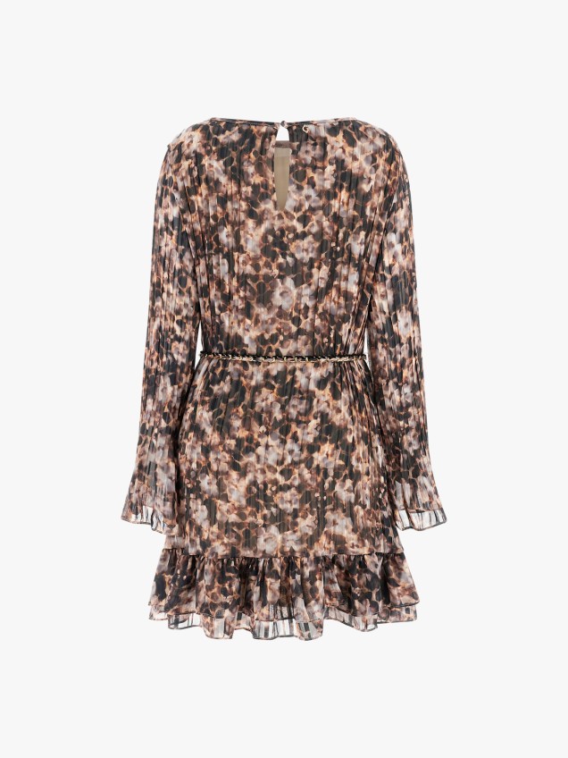 Vestido Curto Plissado Ilenia