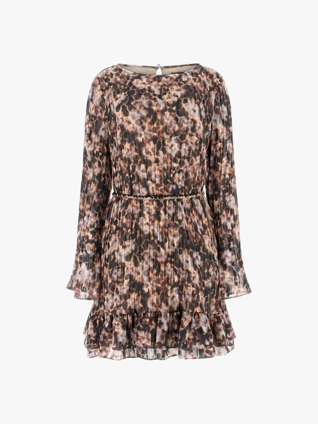 Vestido Curto Plissado Ilenia