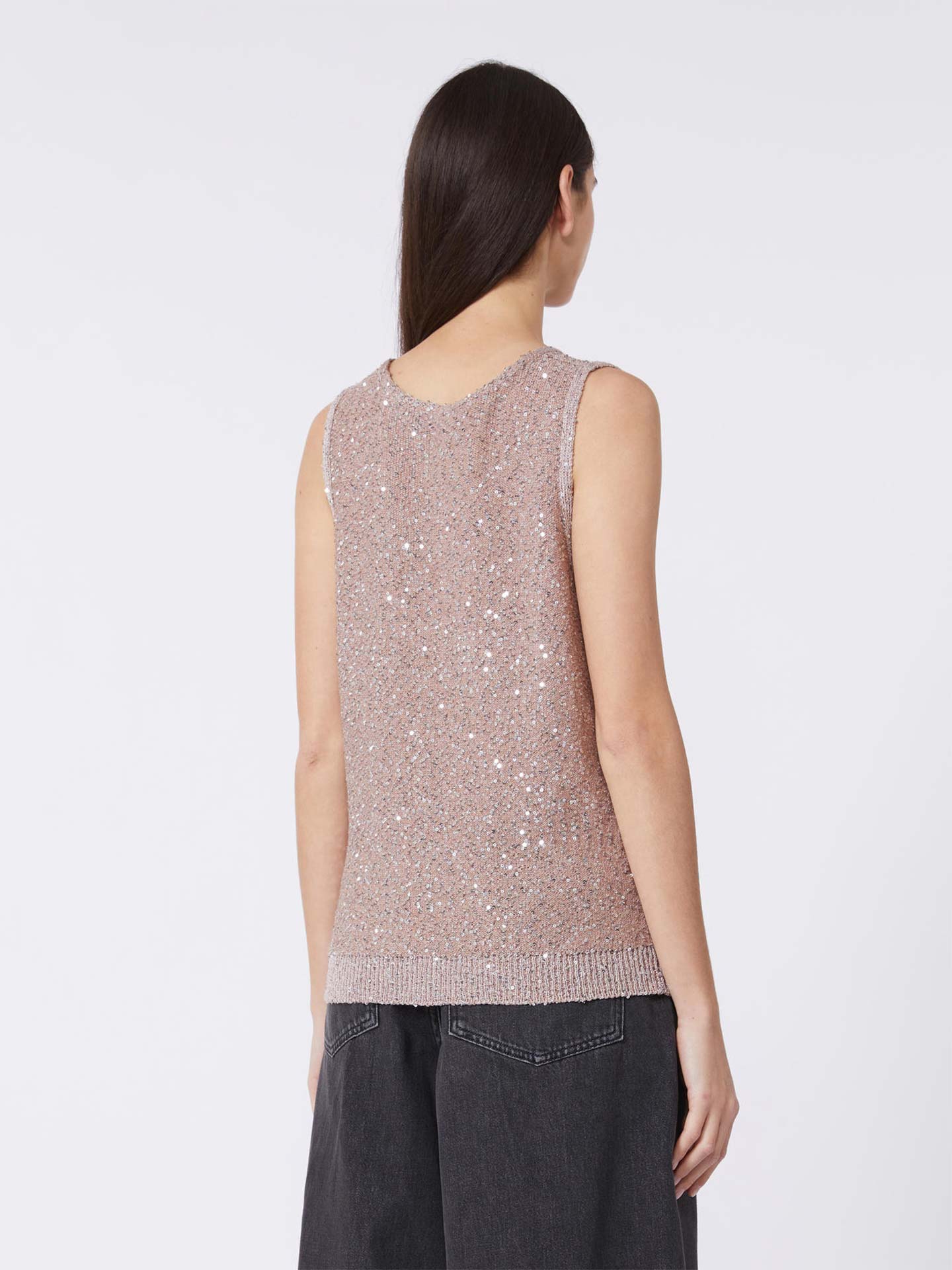 Top de Malha com Lantejoulas WKDTEMPO