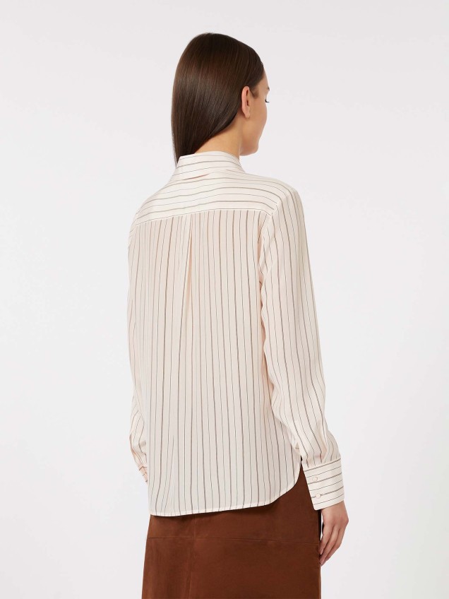Camisa de Seda com Padrão MSTFLIRT