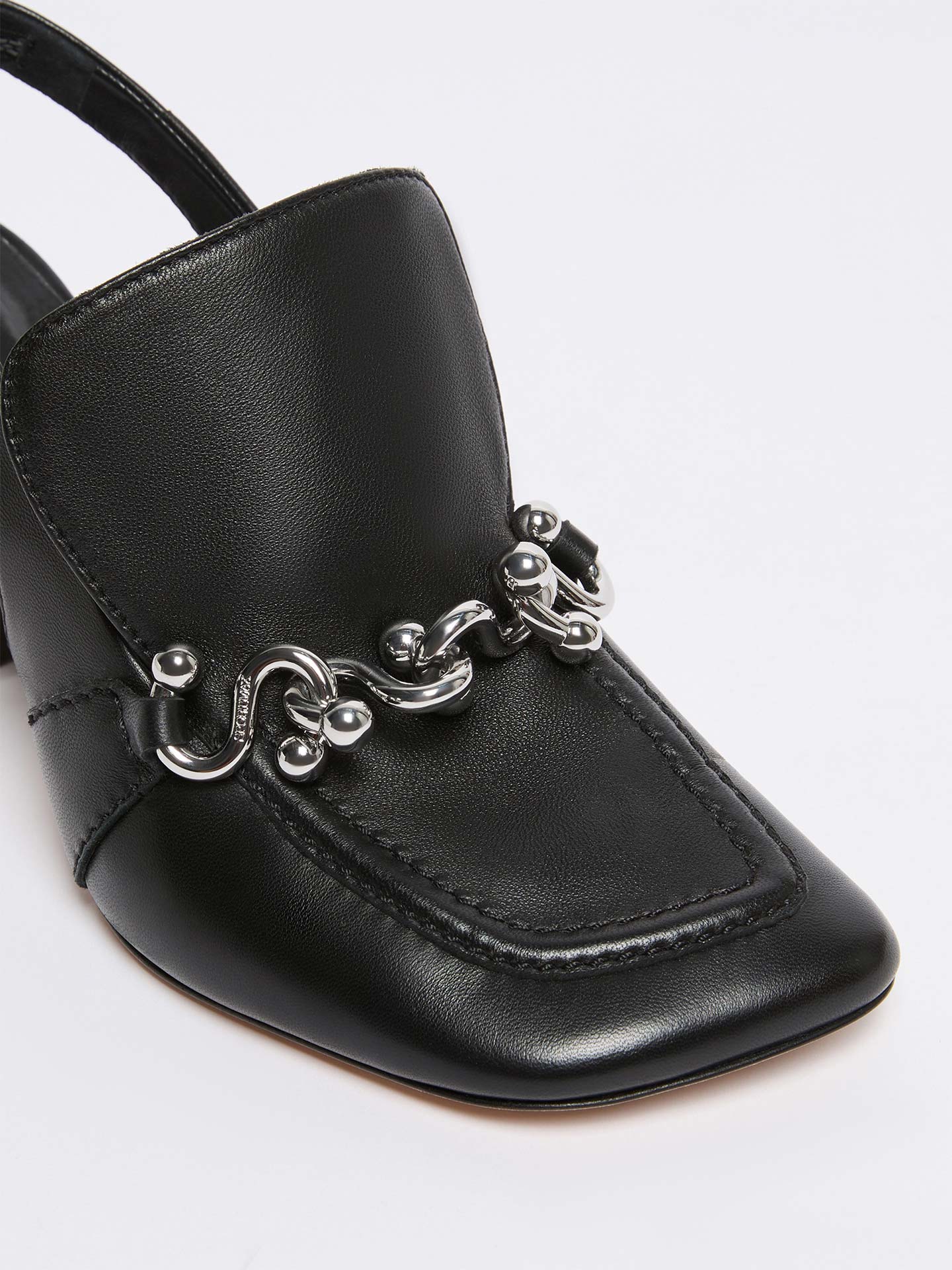 Sapatos Slingback em Pele SPXZAMIA
