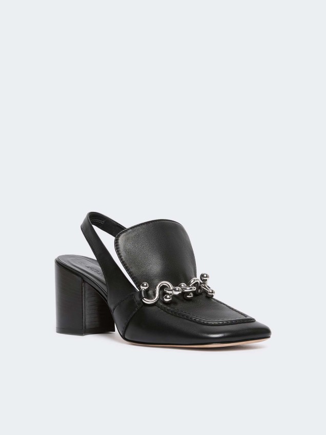 Sapatos Slingback em Pele SPXZAMIA