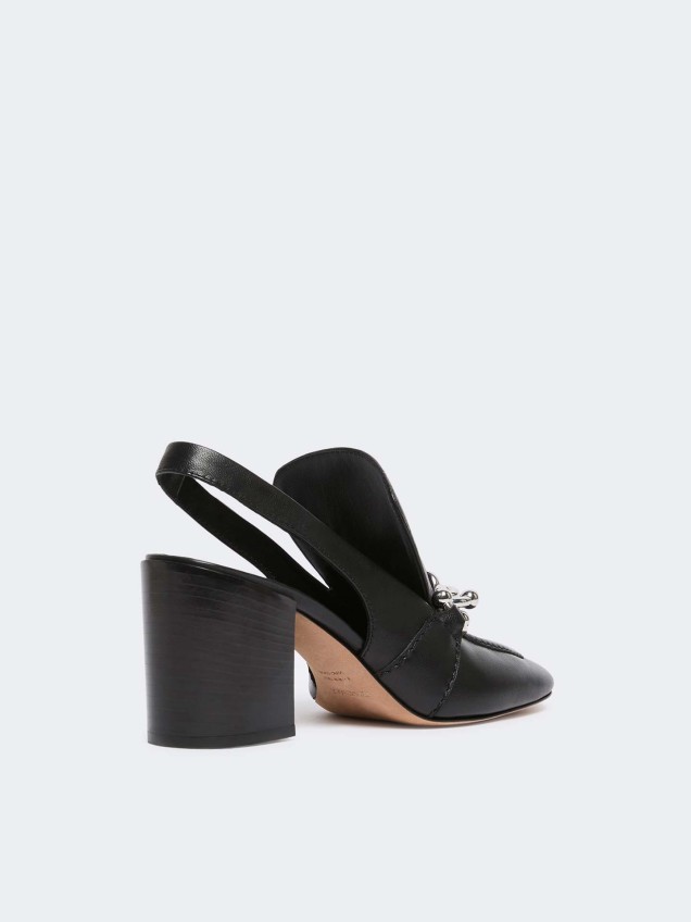Sapatos Slingback em Pele SPXZAMIA