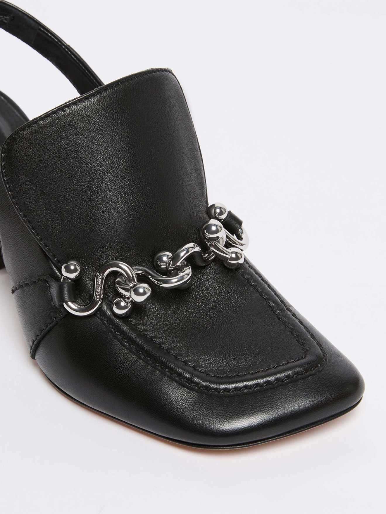 Sapatos Slingback em Pele SPXZAMIA