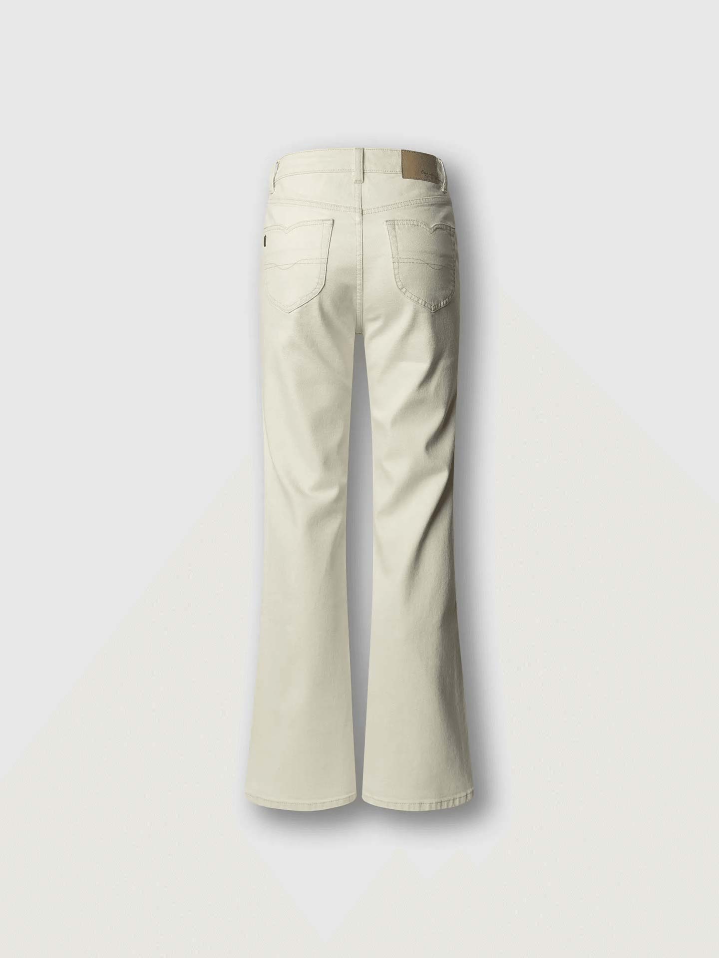 Calças de Ganga Flare Fit de Cintura Subida