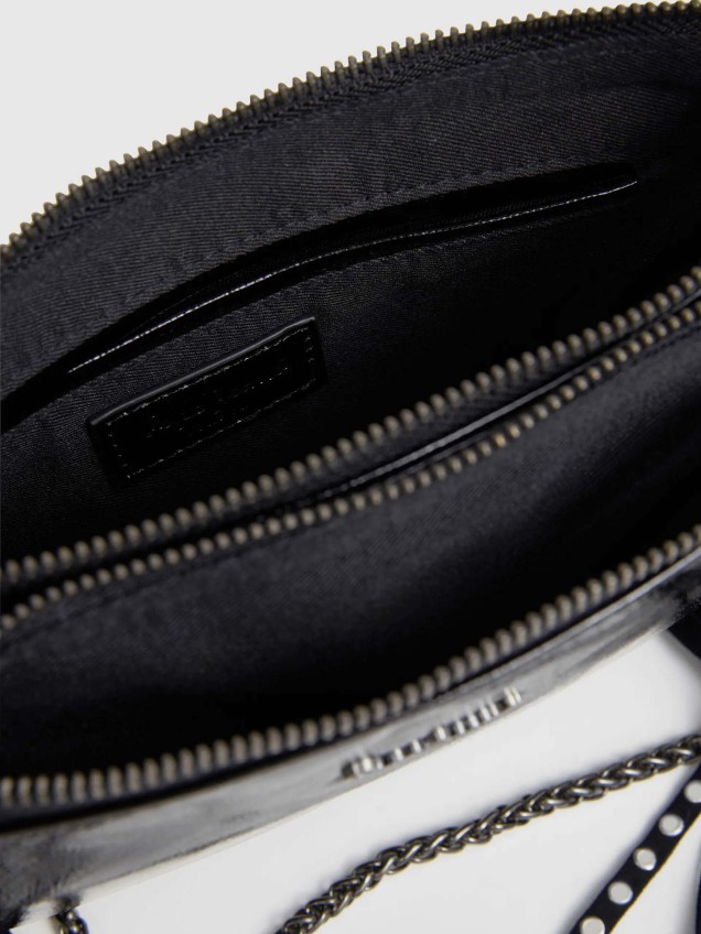 Mala de Tiracolo com Tachas e Franjas