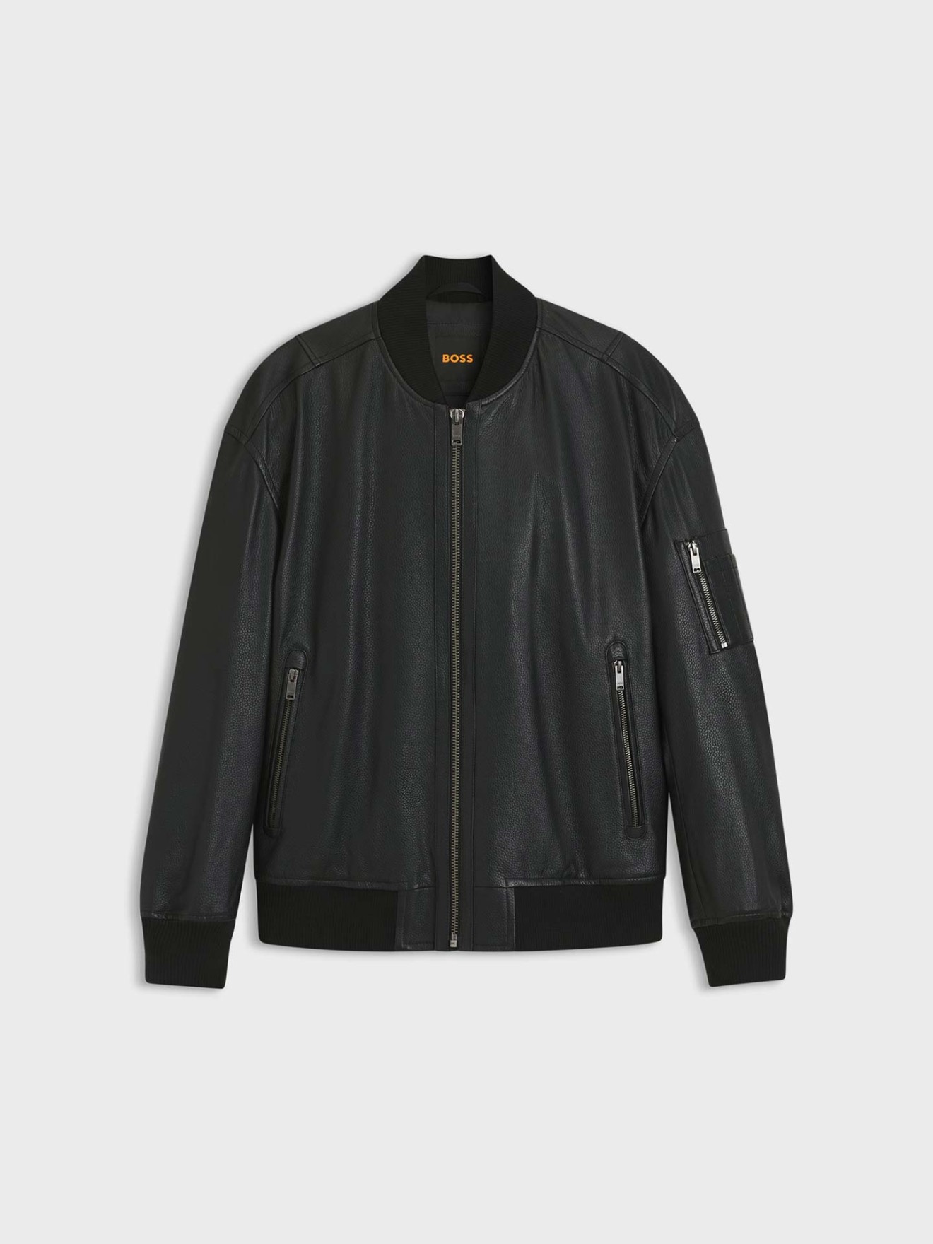 Casaco Bomber em Pele