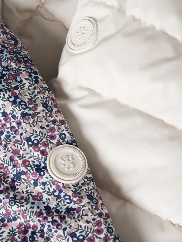 Blusão Acolchoado Reversível com Capuz