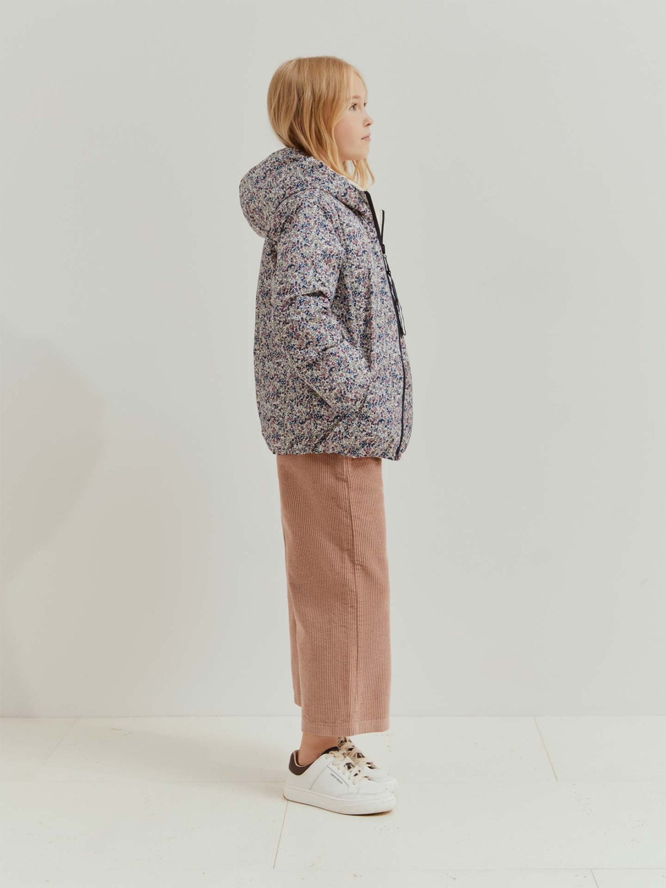 Blusão Acolchoado Reversível com Capuz