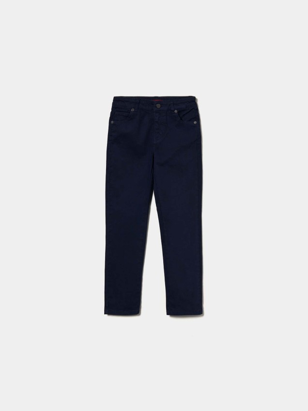 Calças de Sarja Regular Fit