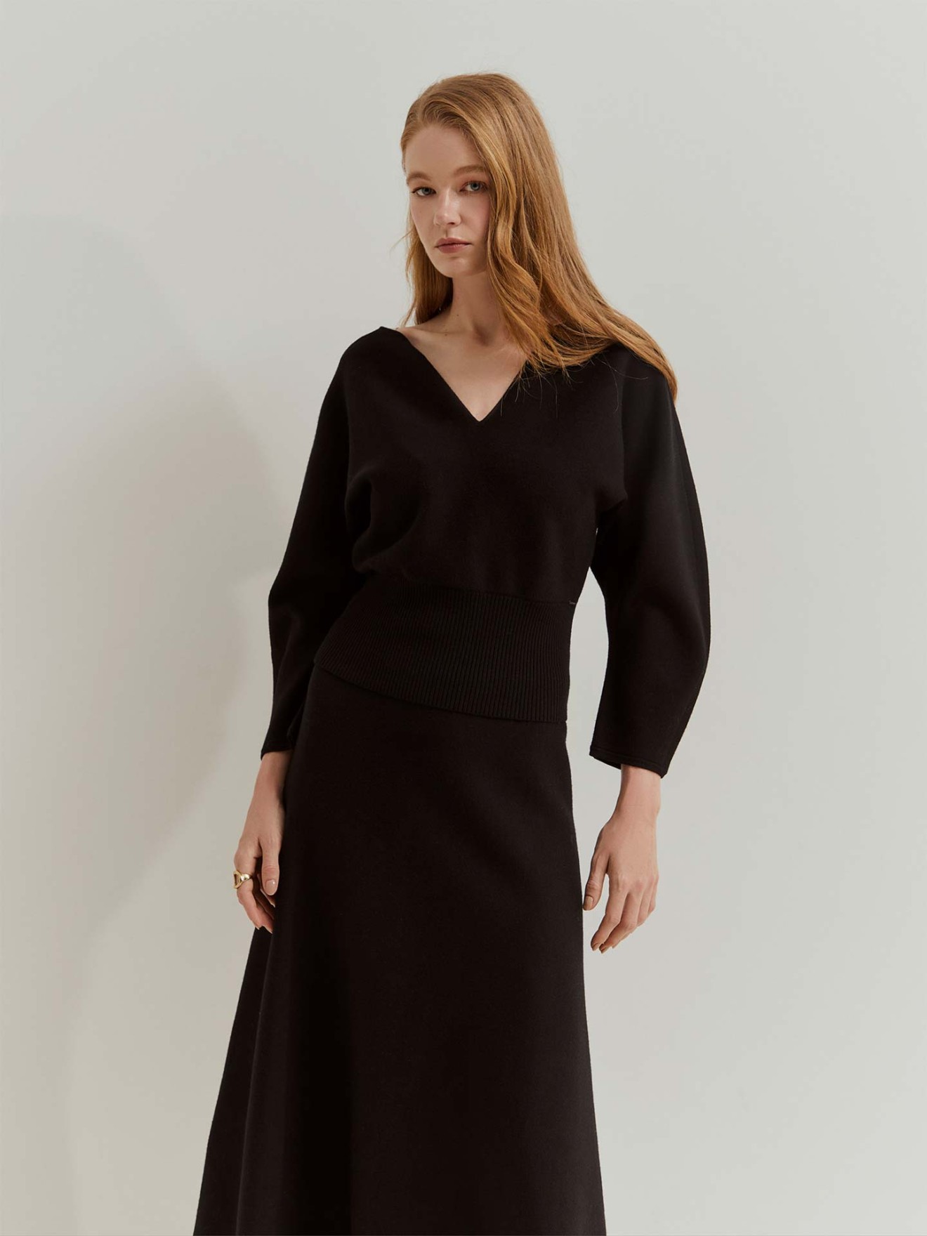 Saia de Malha Evasé