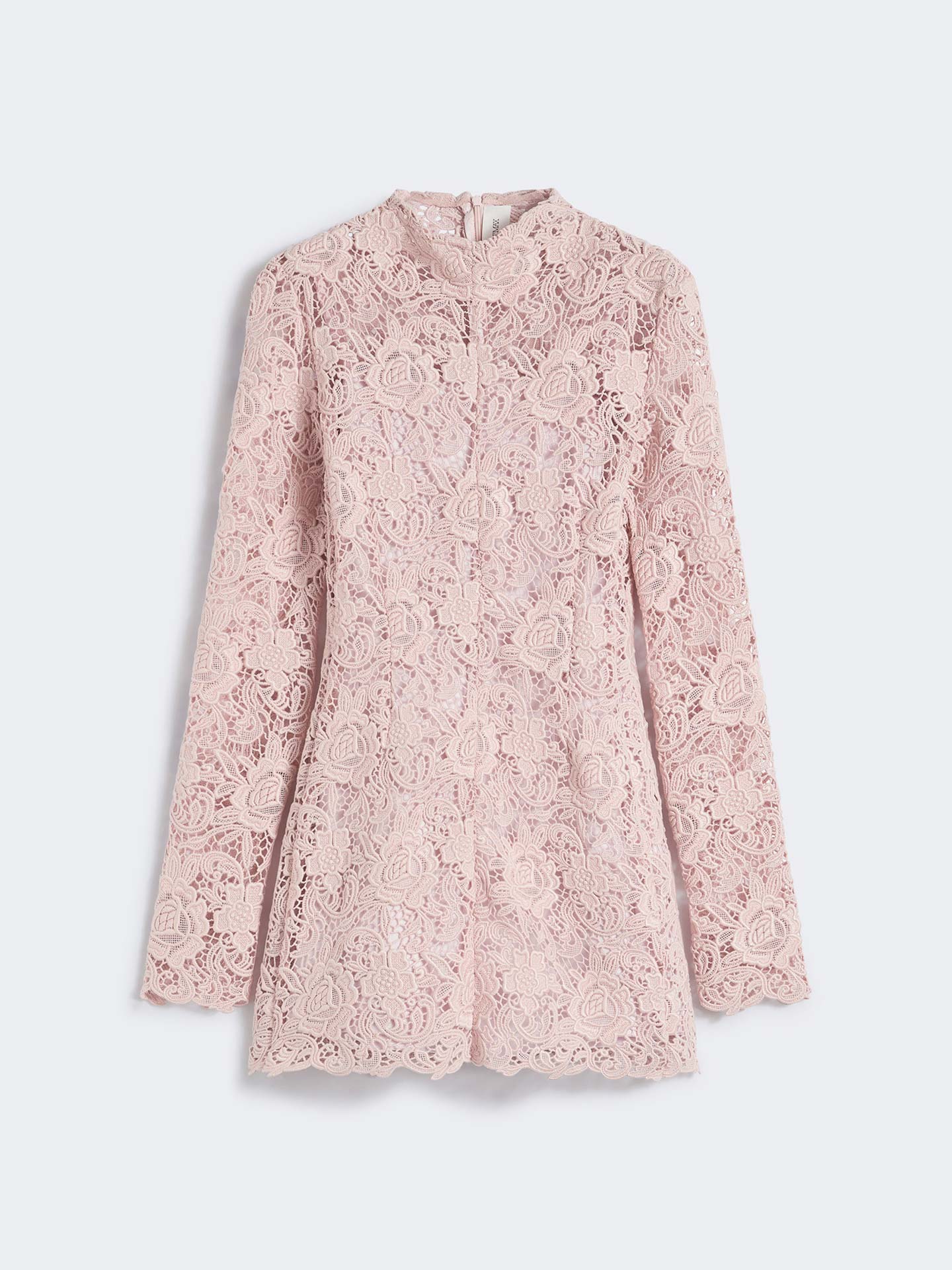 Vestido Curto de Macramé Floral TEFRITE05