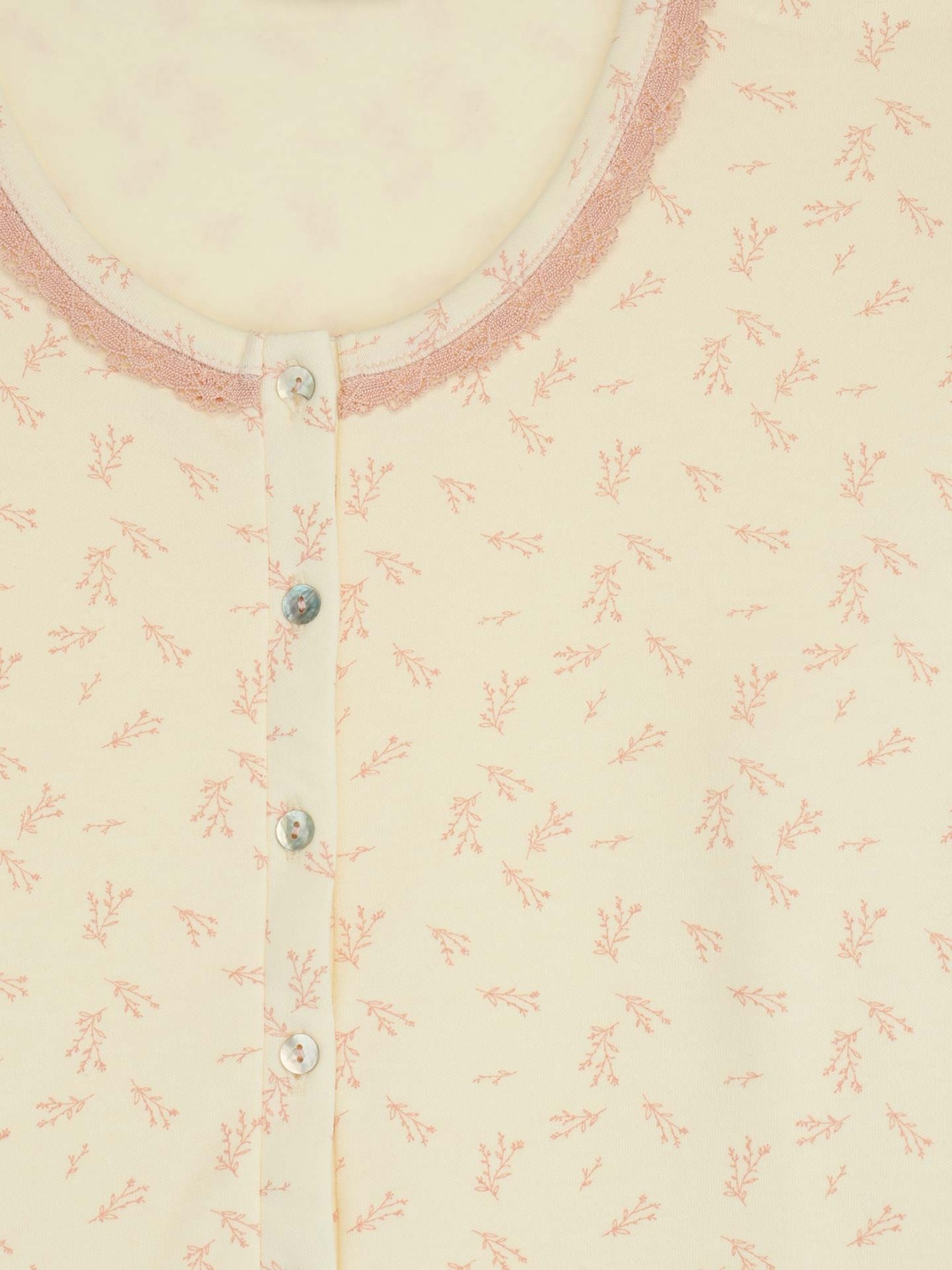 Camisa de Noite de Manga Comprida