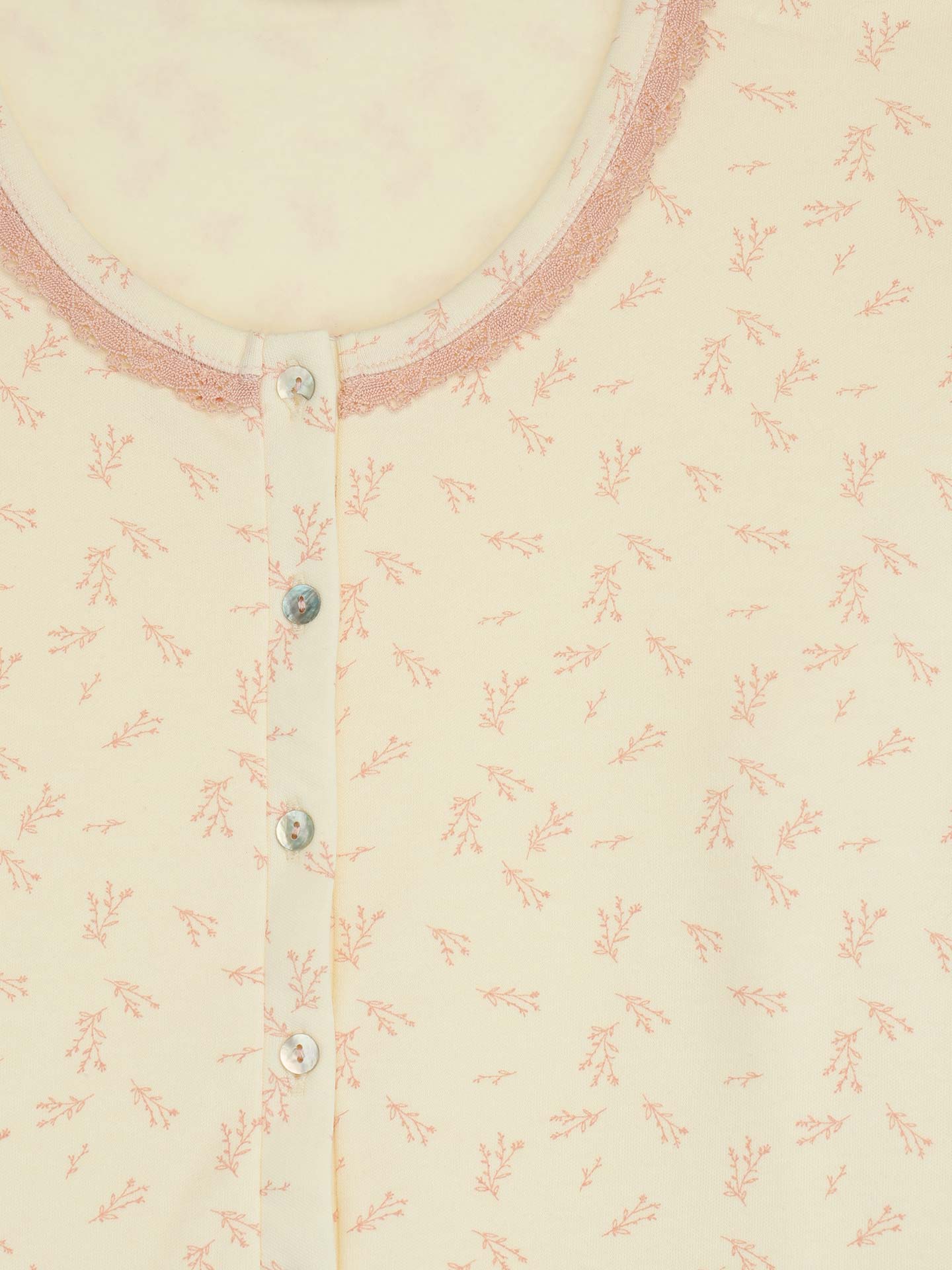 Camisa de Noite de Manga Comprida