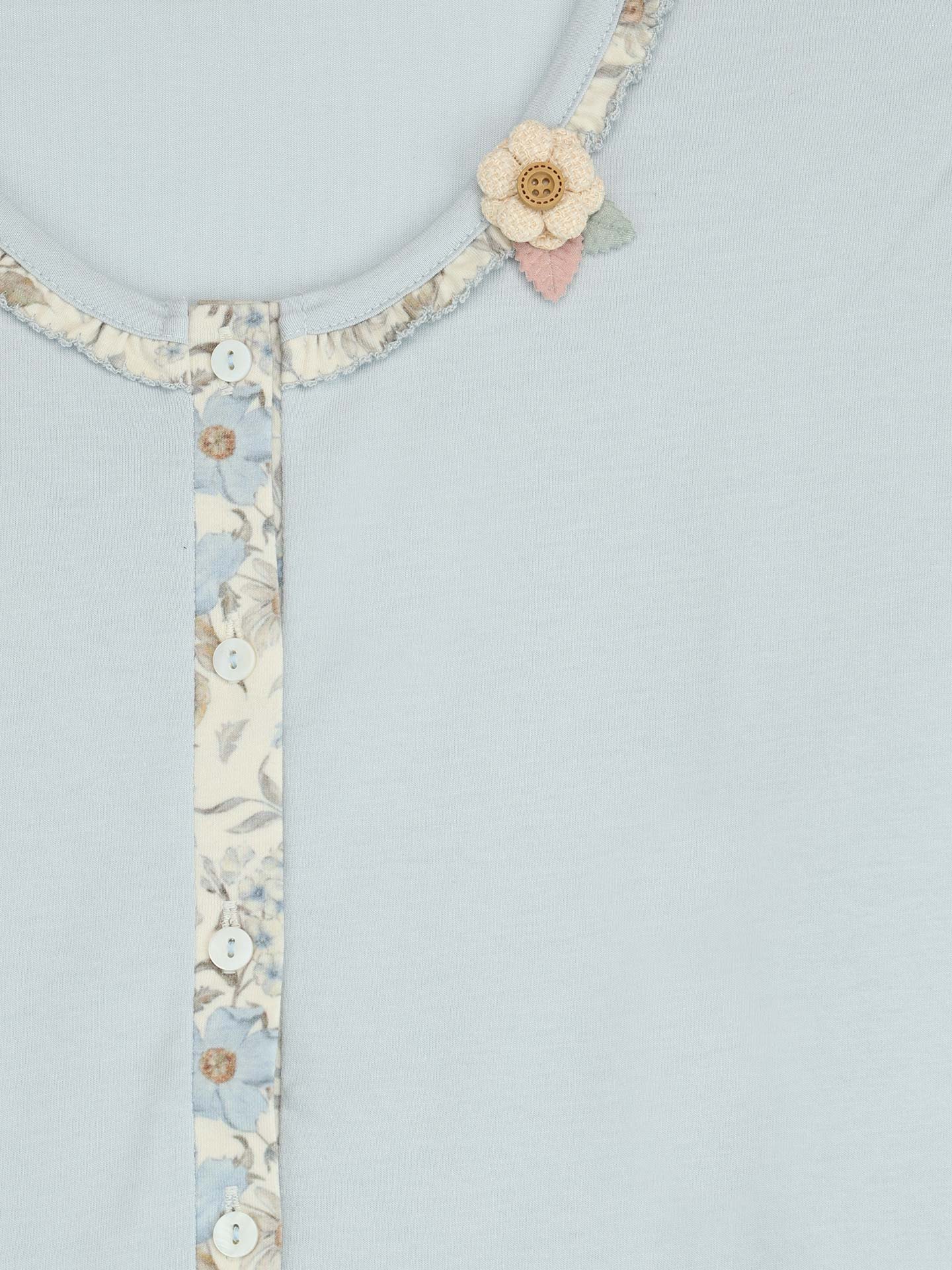 Camisa de Noite de Manga Comprida