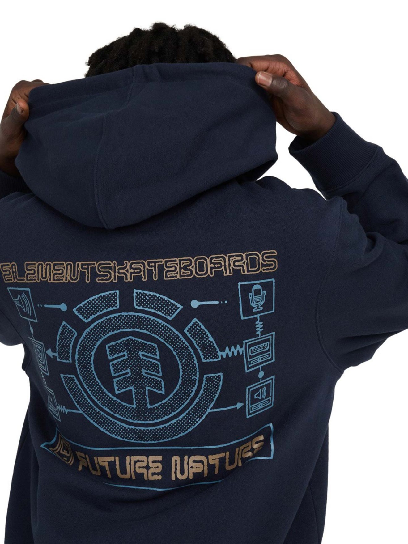 Sweatshirt com Capuz Inner Workings