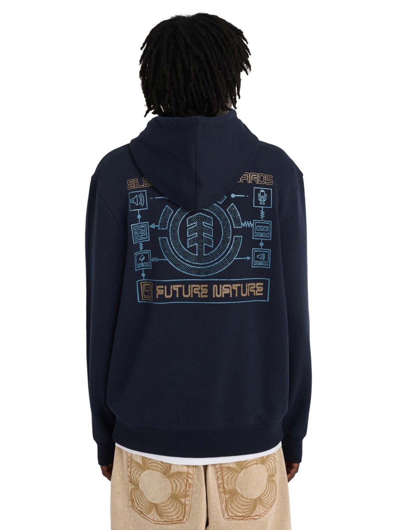 Sweatshirt com Capuz Inner Workings