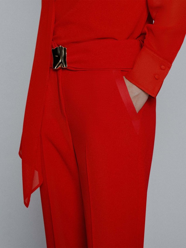 Calças de Corte Reto MLTELICA