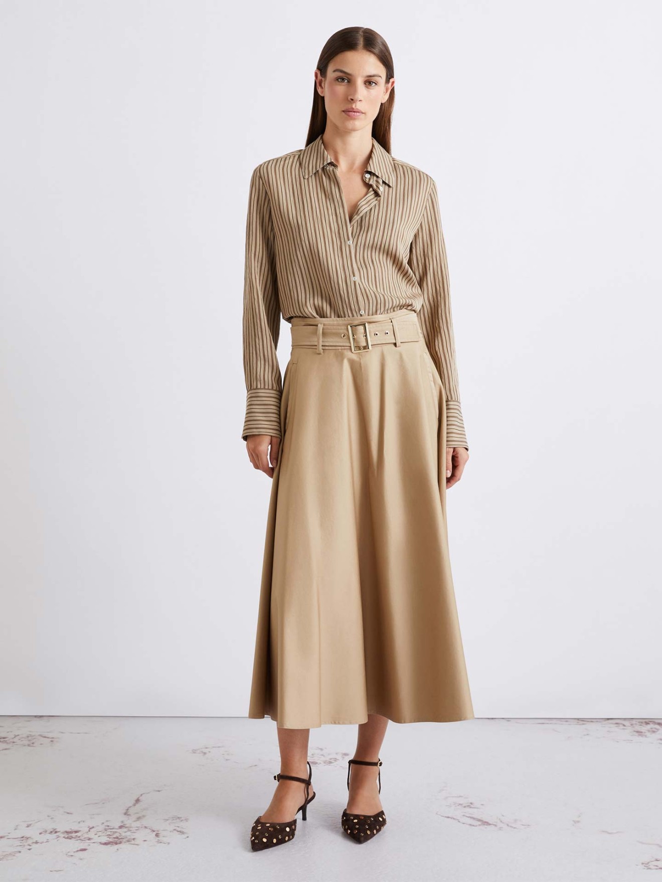 Saia Midi Evasê MLLTAPPETO