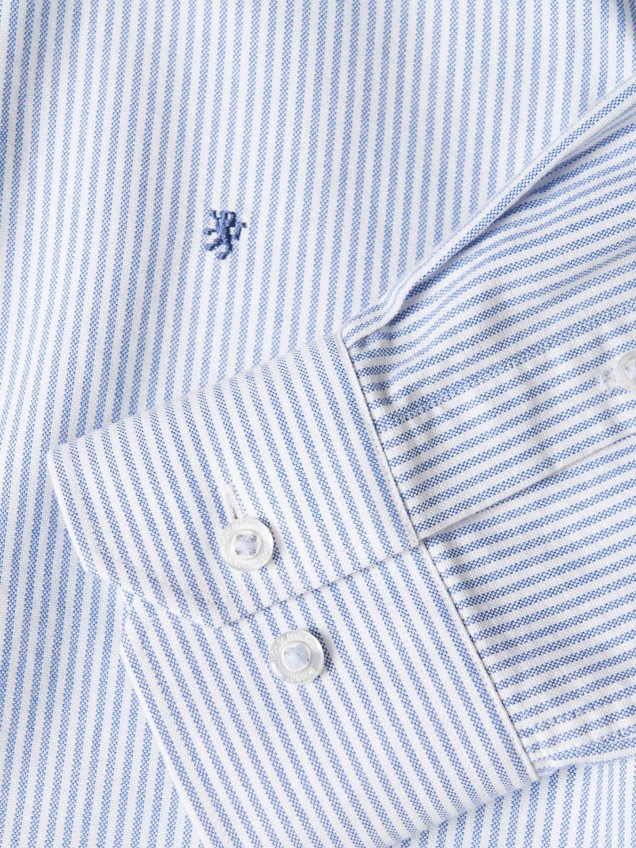 Camisa às Riscas Slim Fit