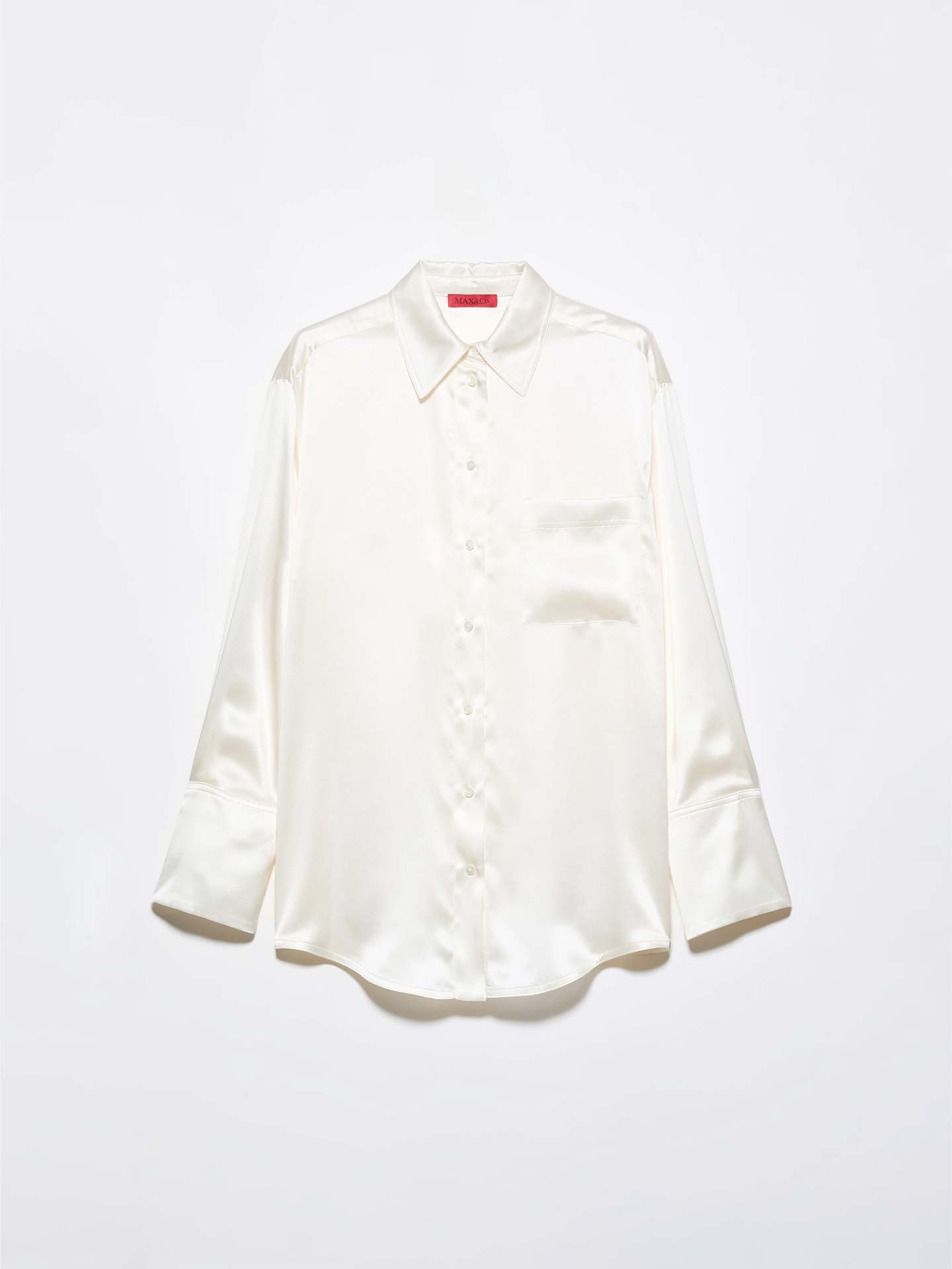 Camisa Larga de Cetim MCOANGRI