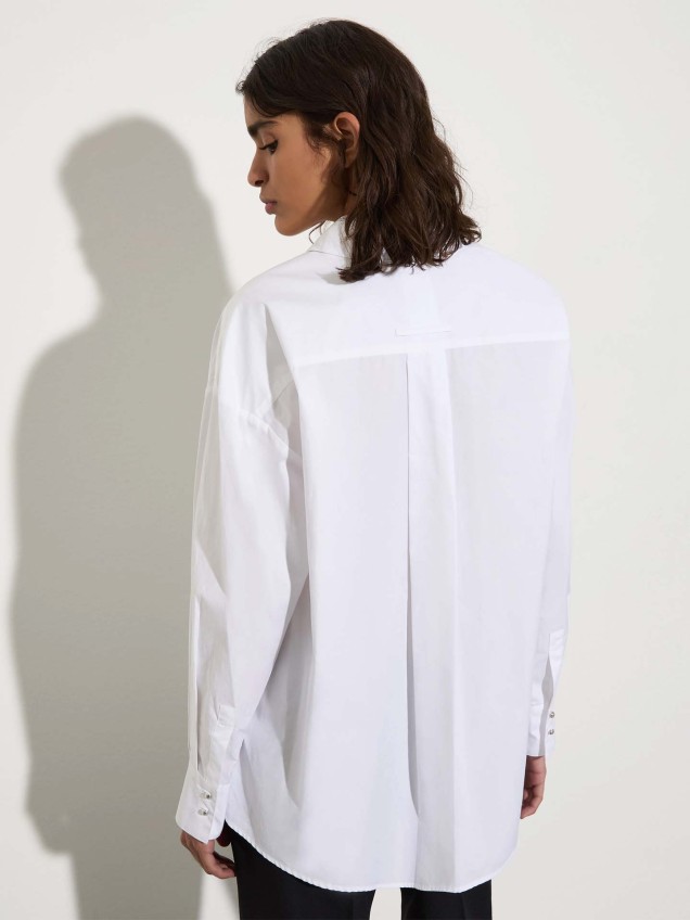 Camisa Oversized com Gravata MCOZEBU