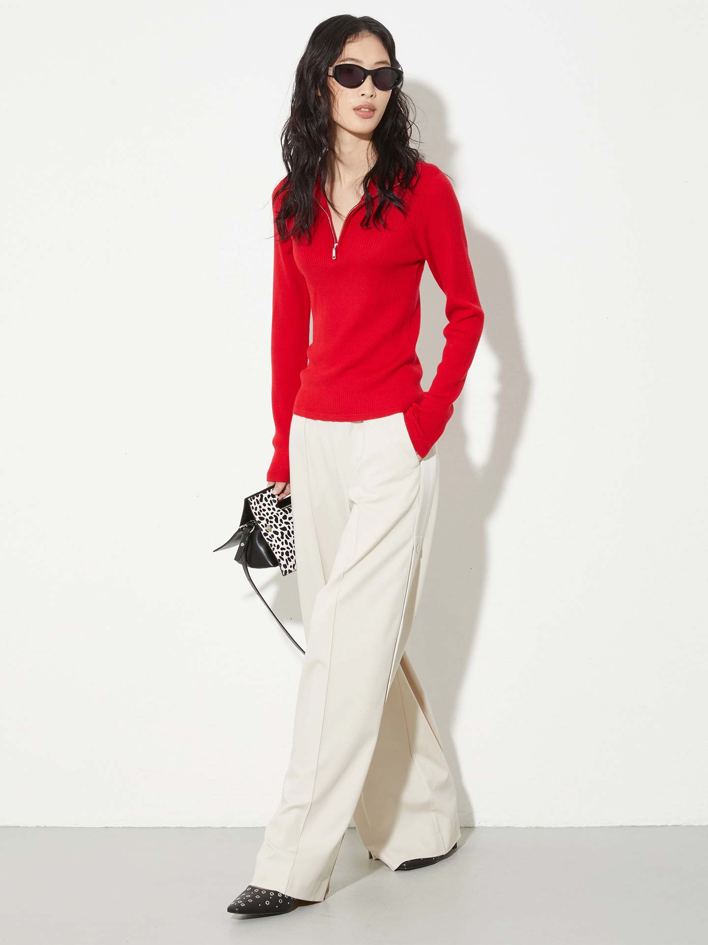 Camisola de Malha Canelada MCOMOSCHEA