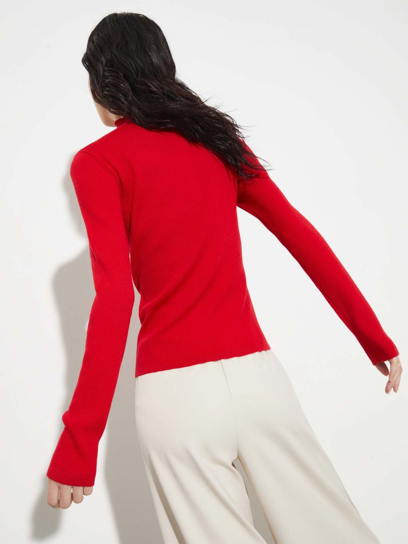 Camisola de Malha Canelada MCOMOSCHEA