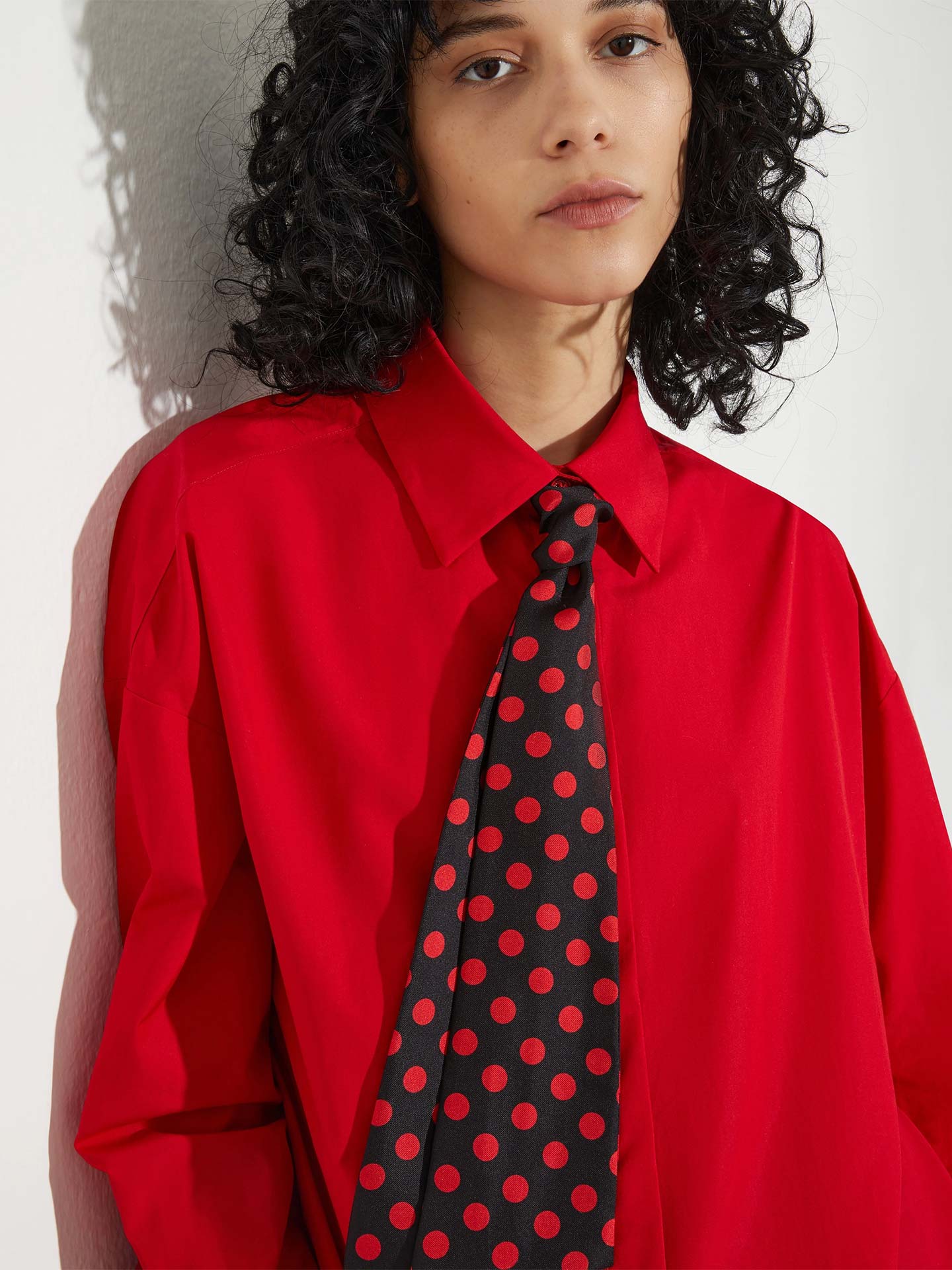 Camisa Oversized com Gravata MCOZEBU