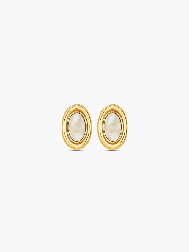 Brincos Flirt Oval Moon