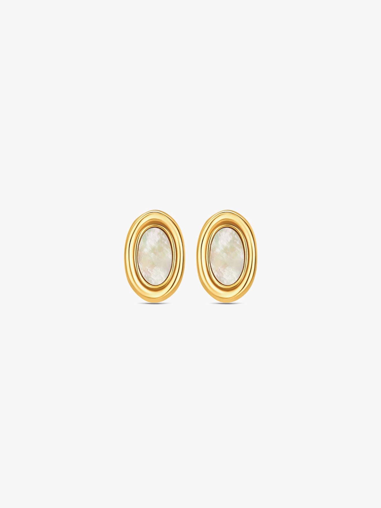 Brincos Flirt Oval Moon