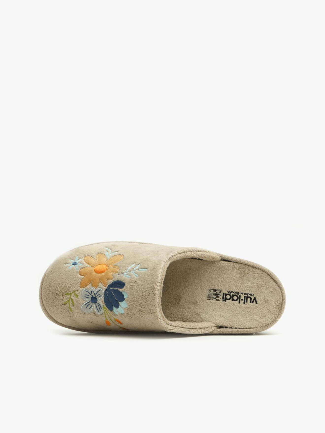 Chinelos de Casa com Bordado Floral