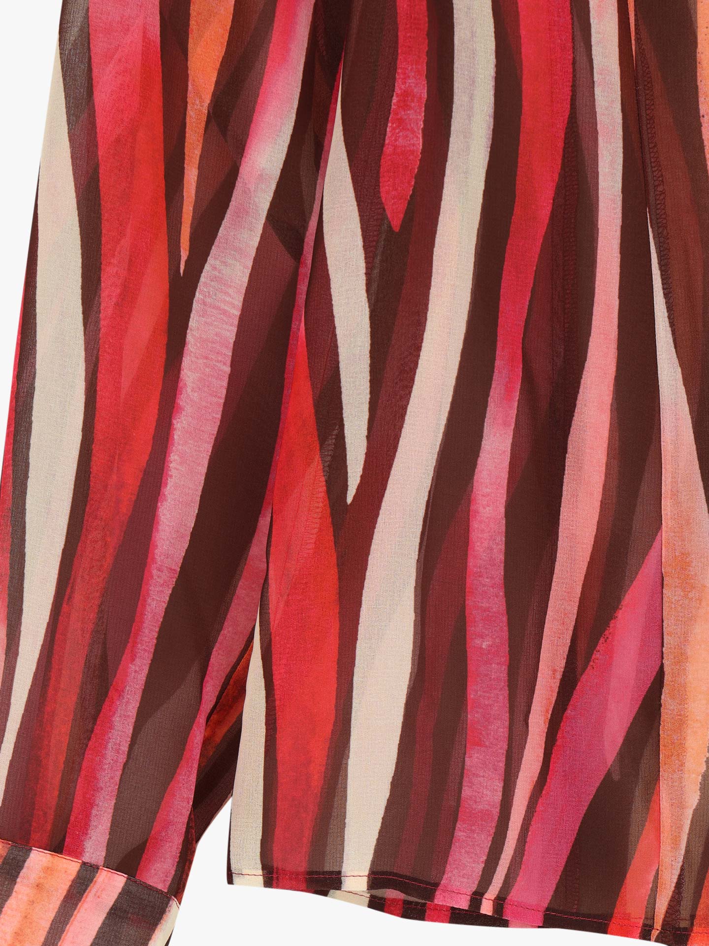 Camisa Fluida com Padrão de Riscas