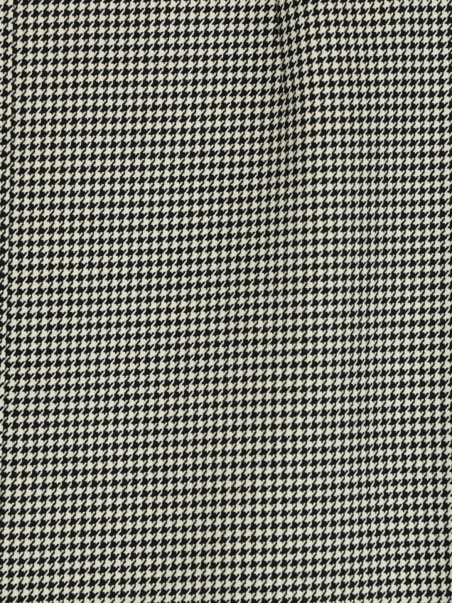 Saia com Padrão Pied-de-Poule