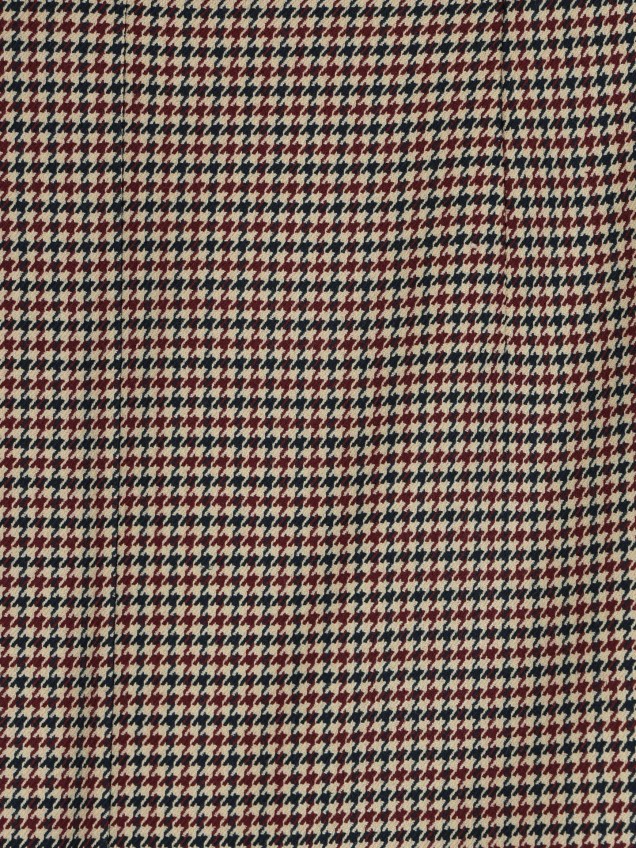 Saia com Padrão Pied-de-Poule