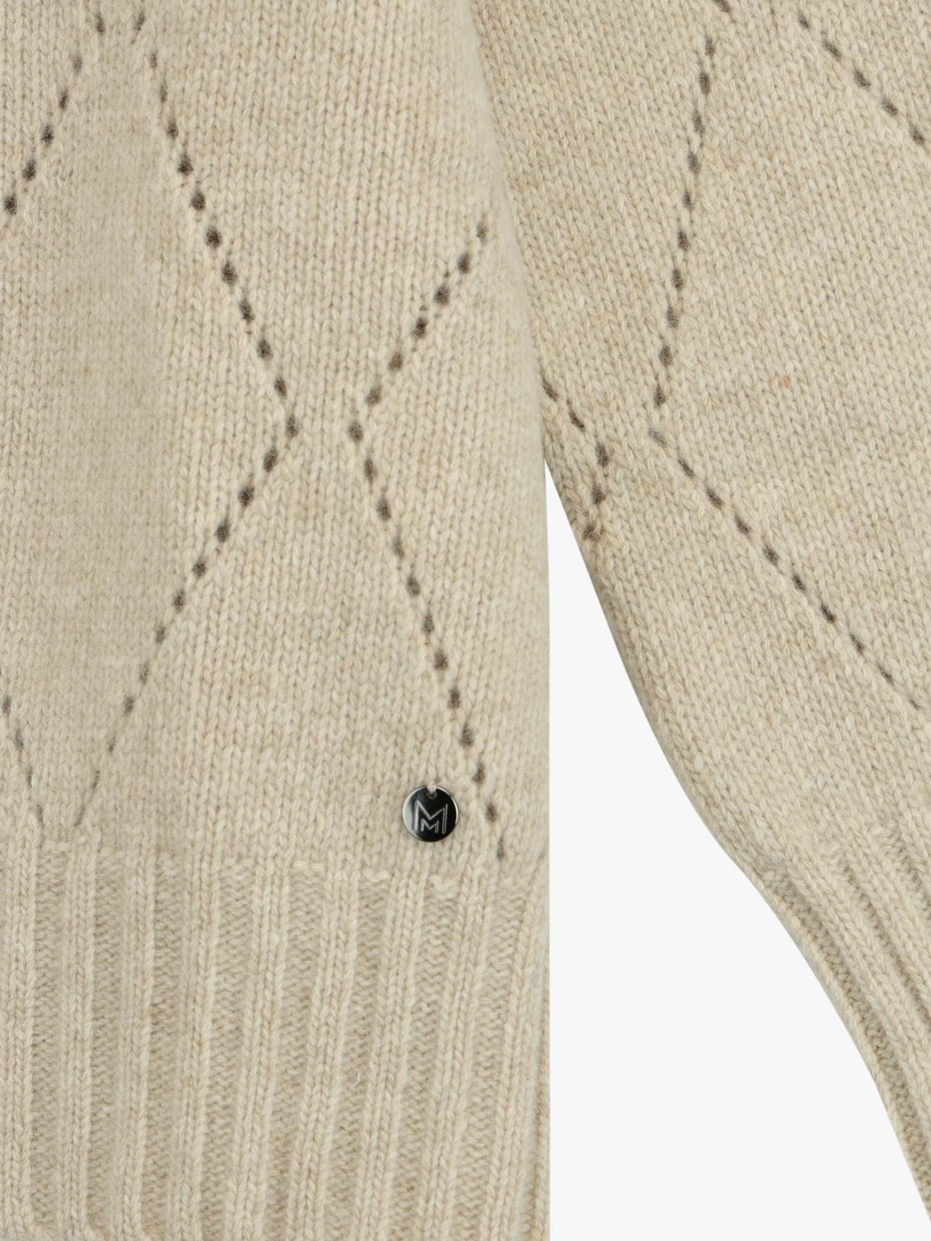 Camisola de Malha com Padro Perfurado