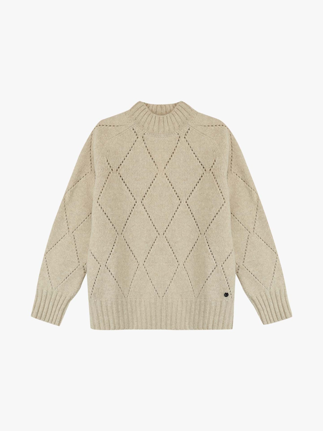 Camisola de Malha com Padro Perfurado