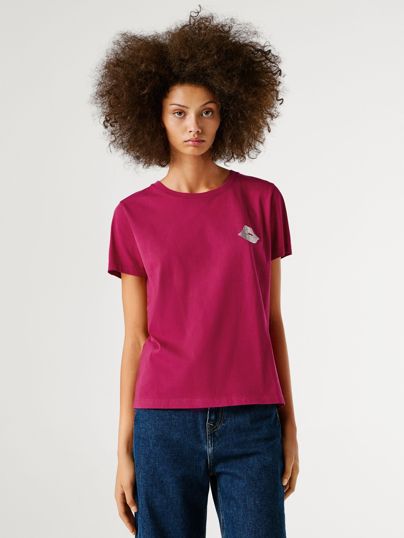 T-shirt com Estampado Gr�fico