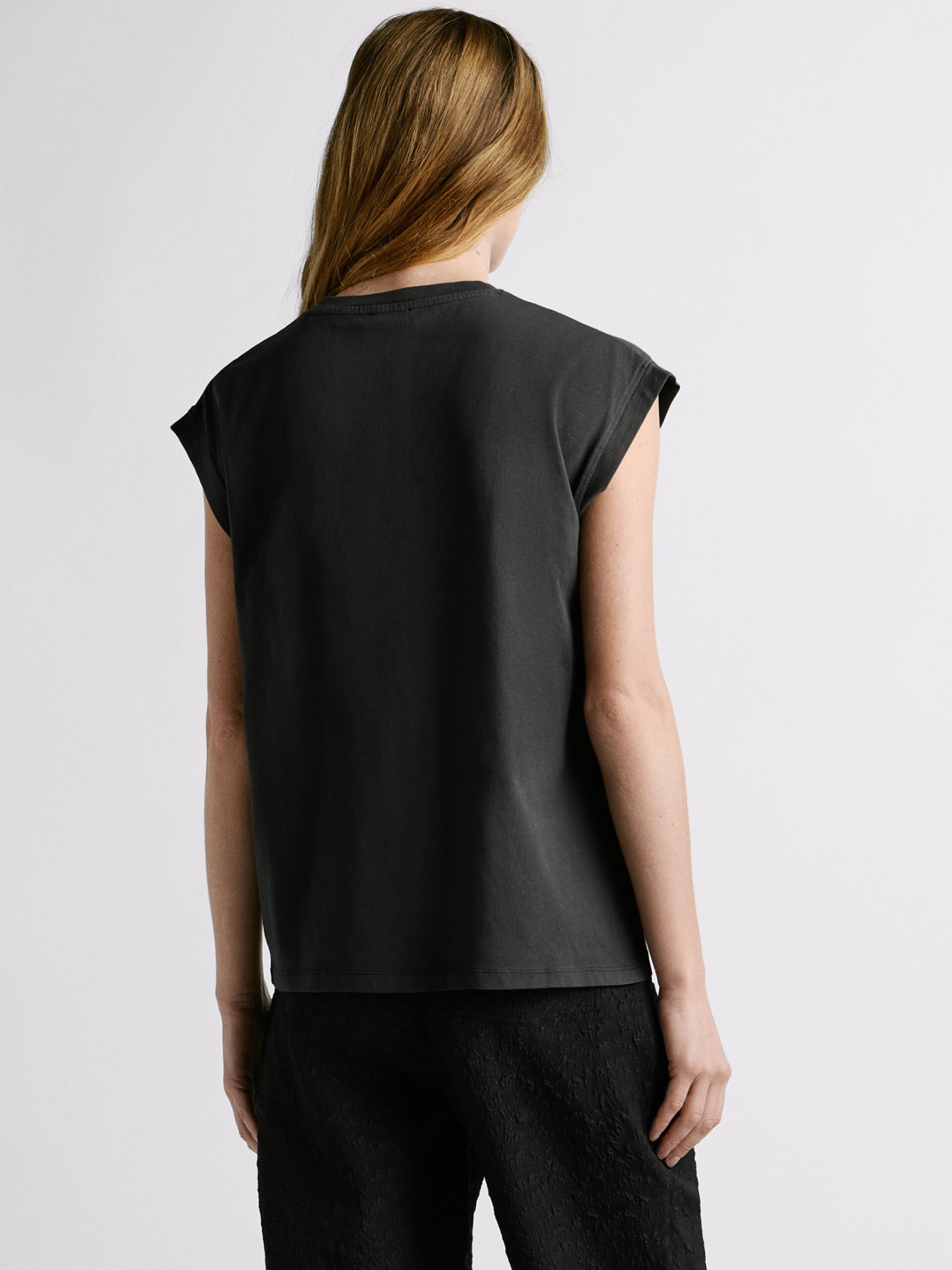 T-shirt com Estampado Gráfico de Lábios