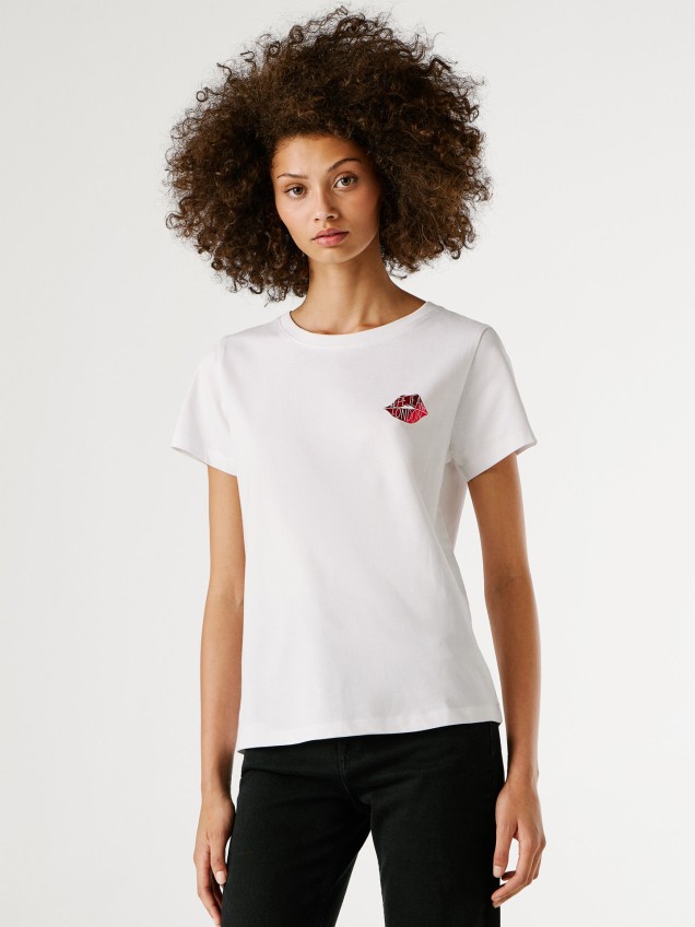 T-shirt com Estampado Gr�fico