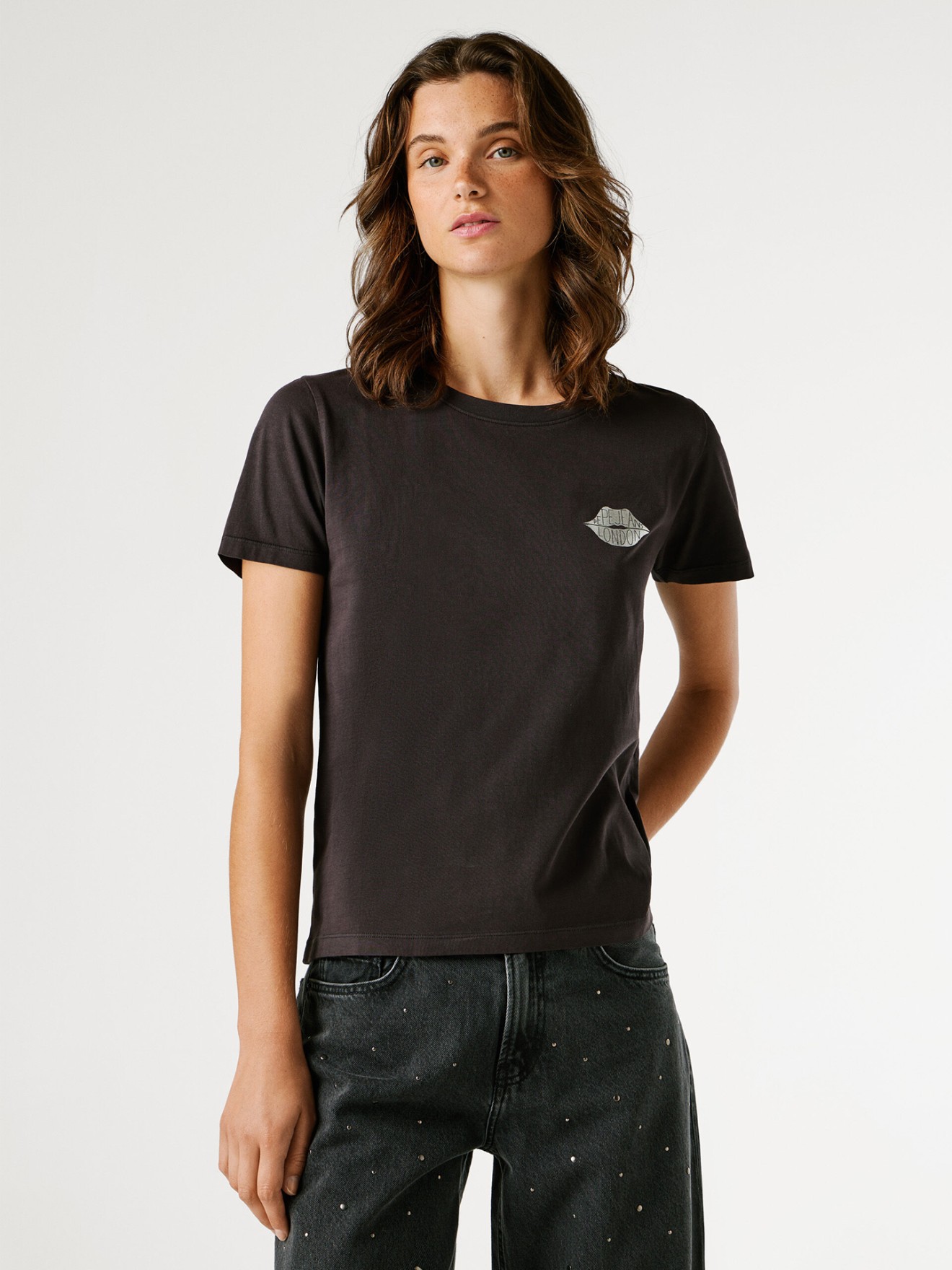 T-shirt com Estampado Gr�fico