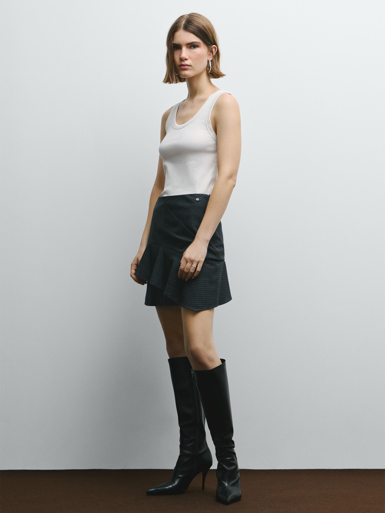 Saia Curta com Riscas