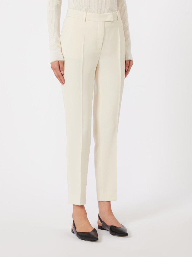 Calças Cropped de Corte Reto JERTA