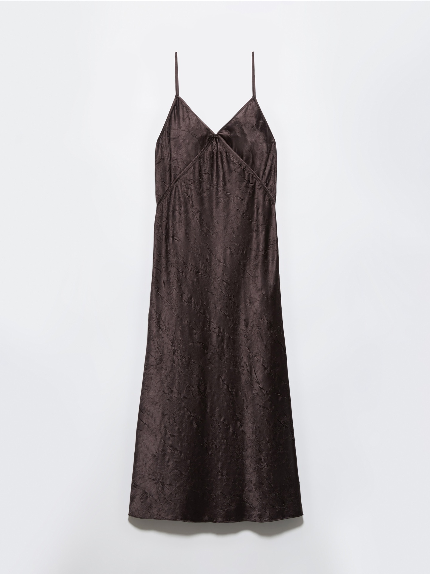 Vestido Midi Slip Dress de Cetim MCOFAVELLA