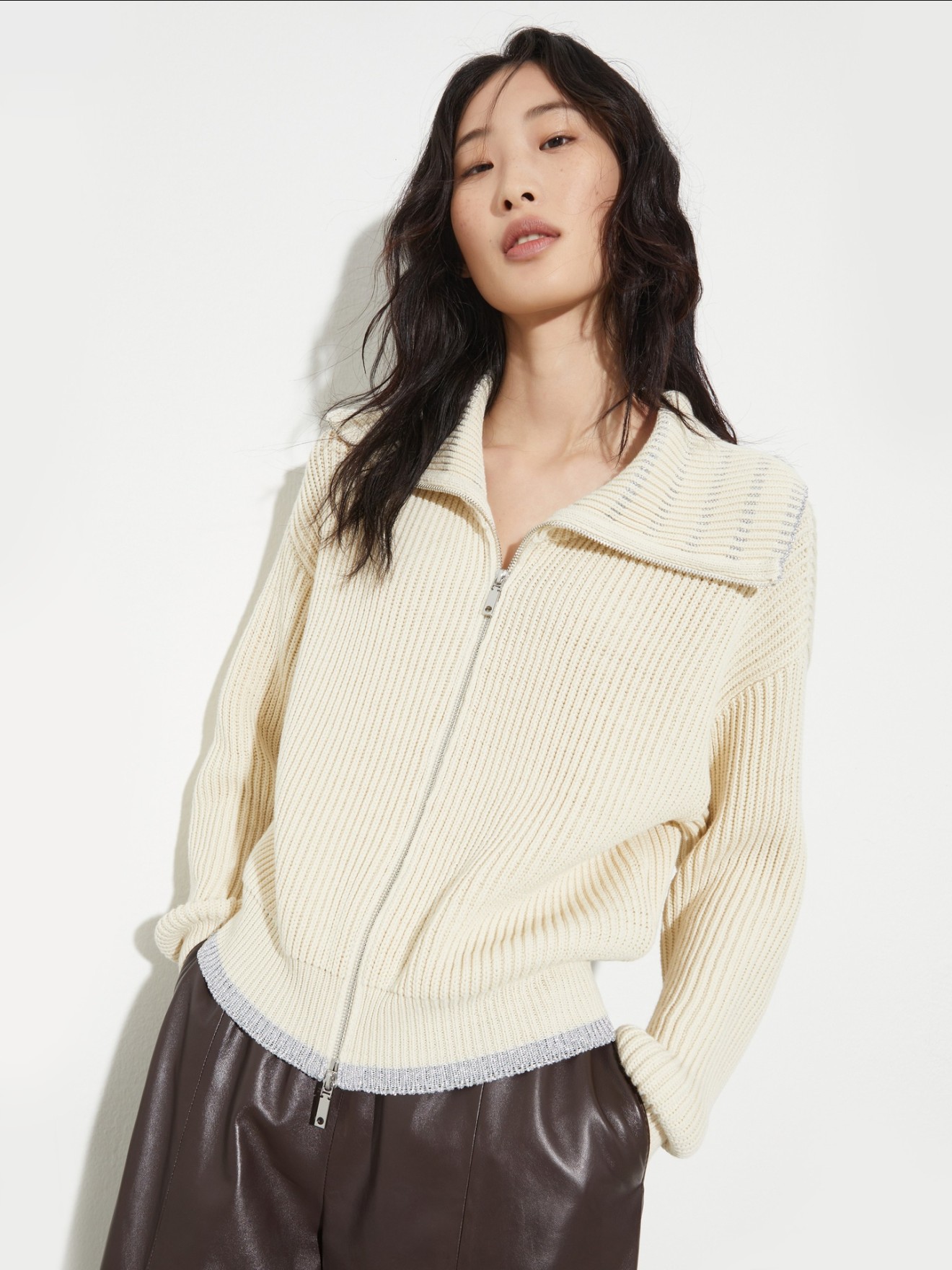 Blusão de Malha Canelada MCOQUINOA