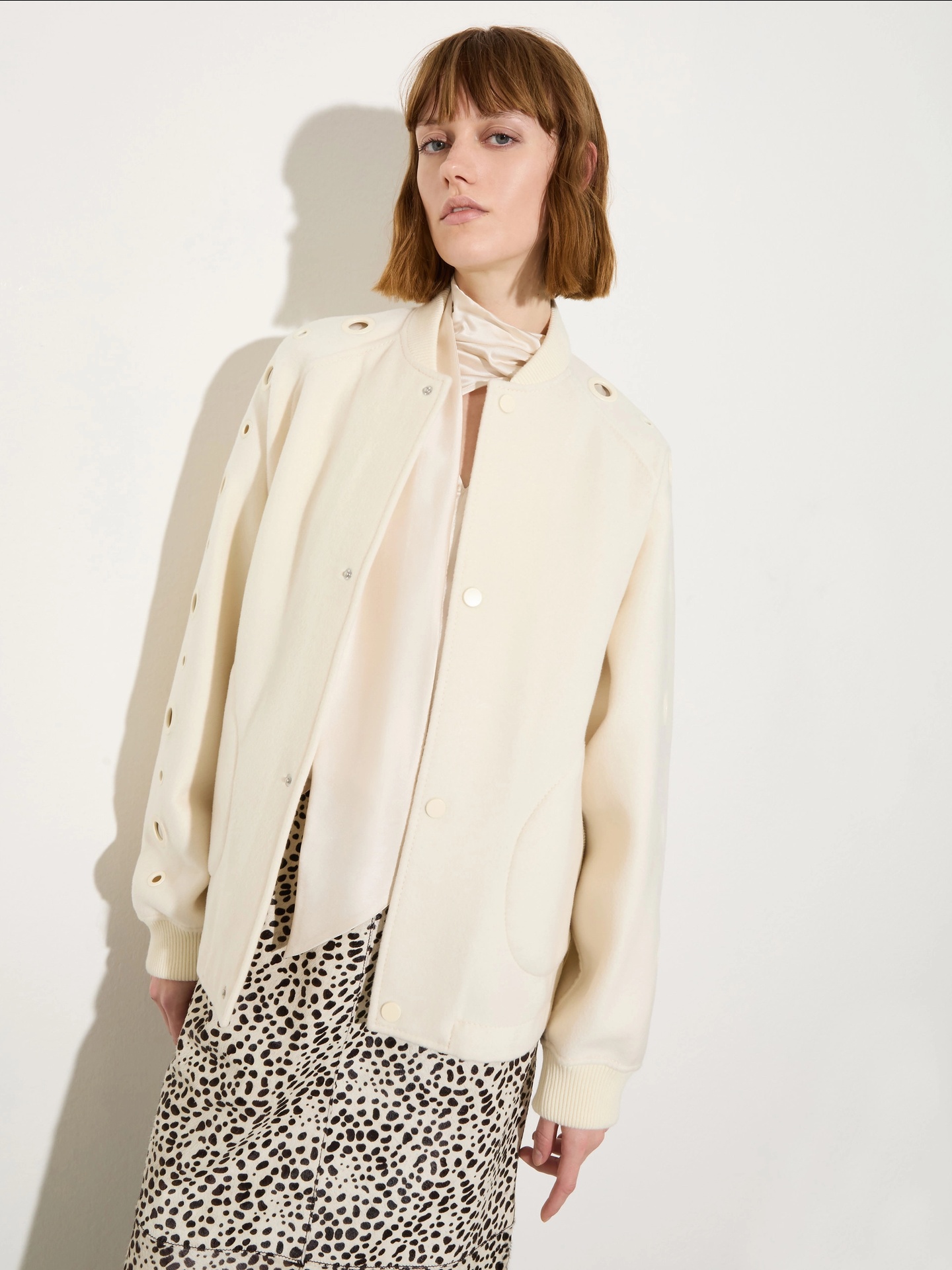 Casaco Bomber em Lã MCOEDOTTO