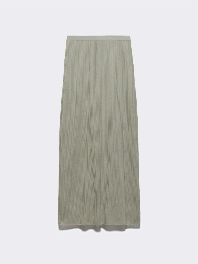 Saia Comprida de Malha Canelada MCOGIRANTE