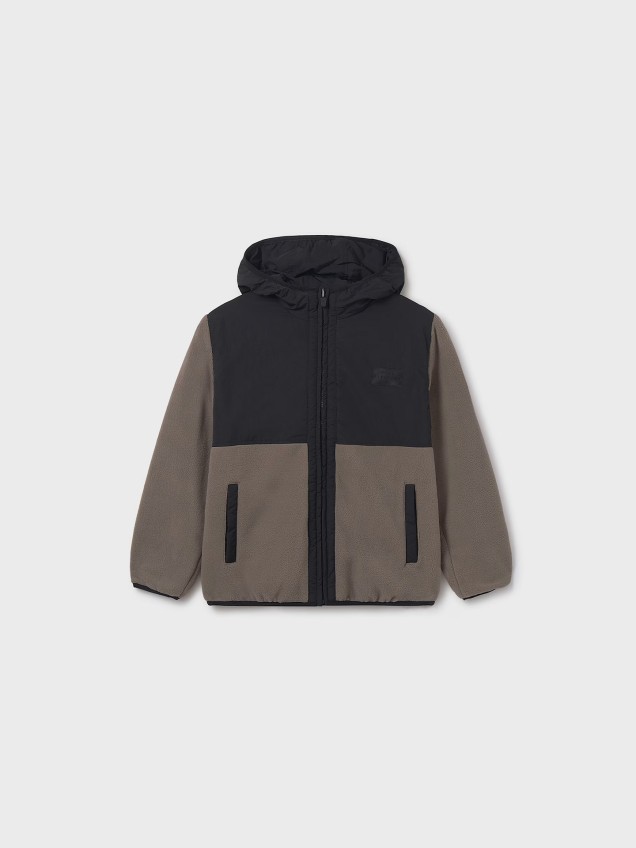 Blusão Reversível com Capuz