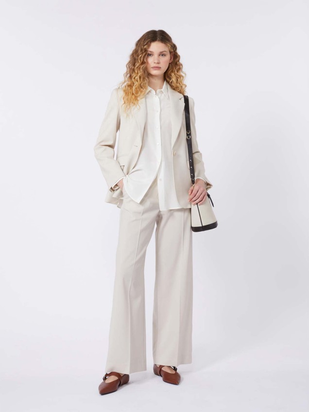 Calças Palazzo de Lã WKDCORONE