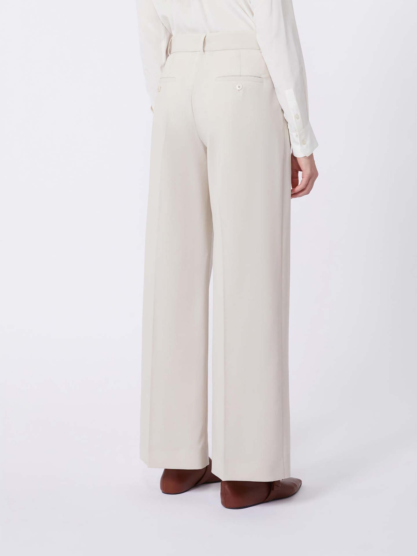 Calças Palazzo de Lã WKDCORONE